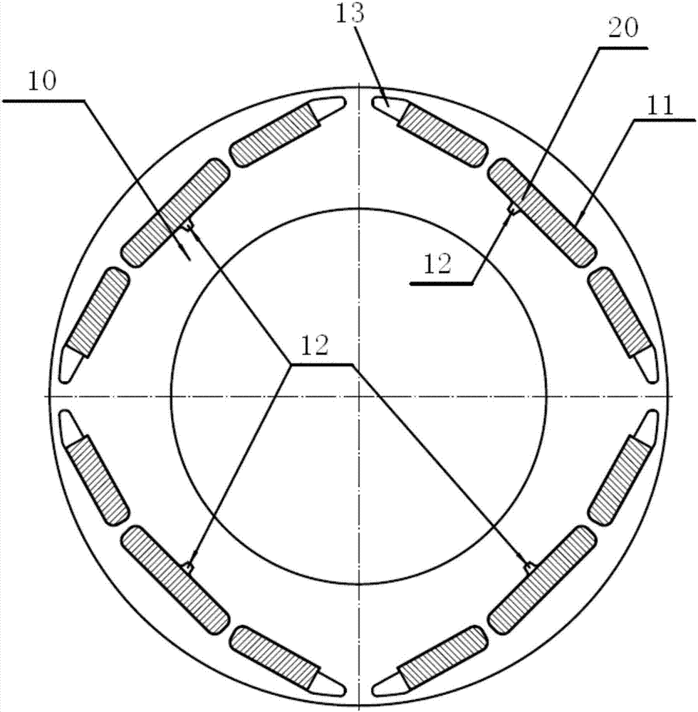 Rotor iron core and motor equipped with same