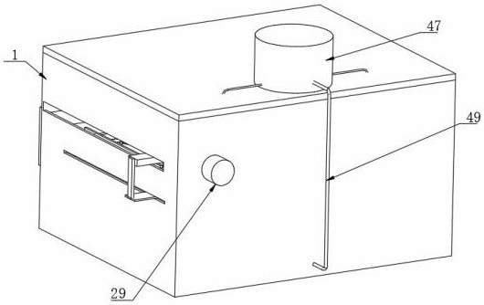 Quick-flushing and quick-discharging groove for integrated circulating cooling and cleaning of semiconductor wafer