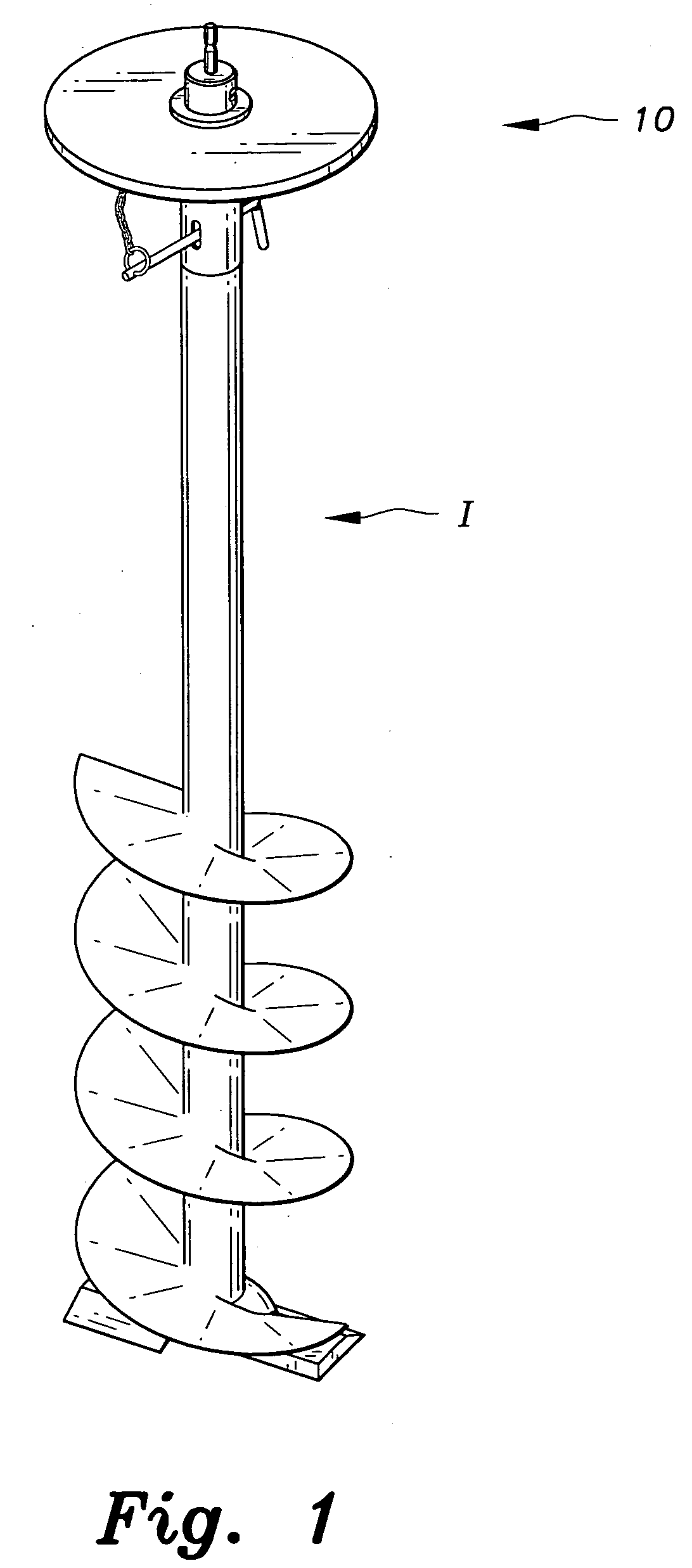 Drill adapter for an ice auger