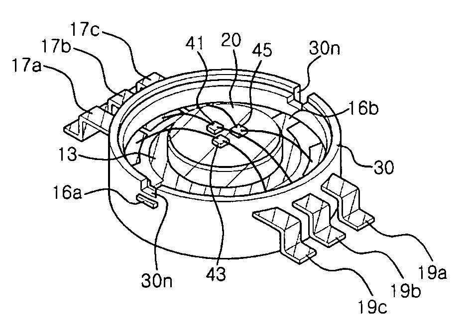 Leadframe and packaged light emitting diode