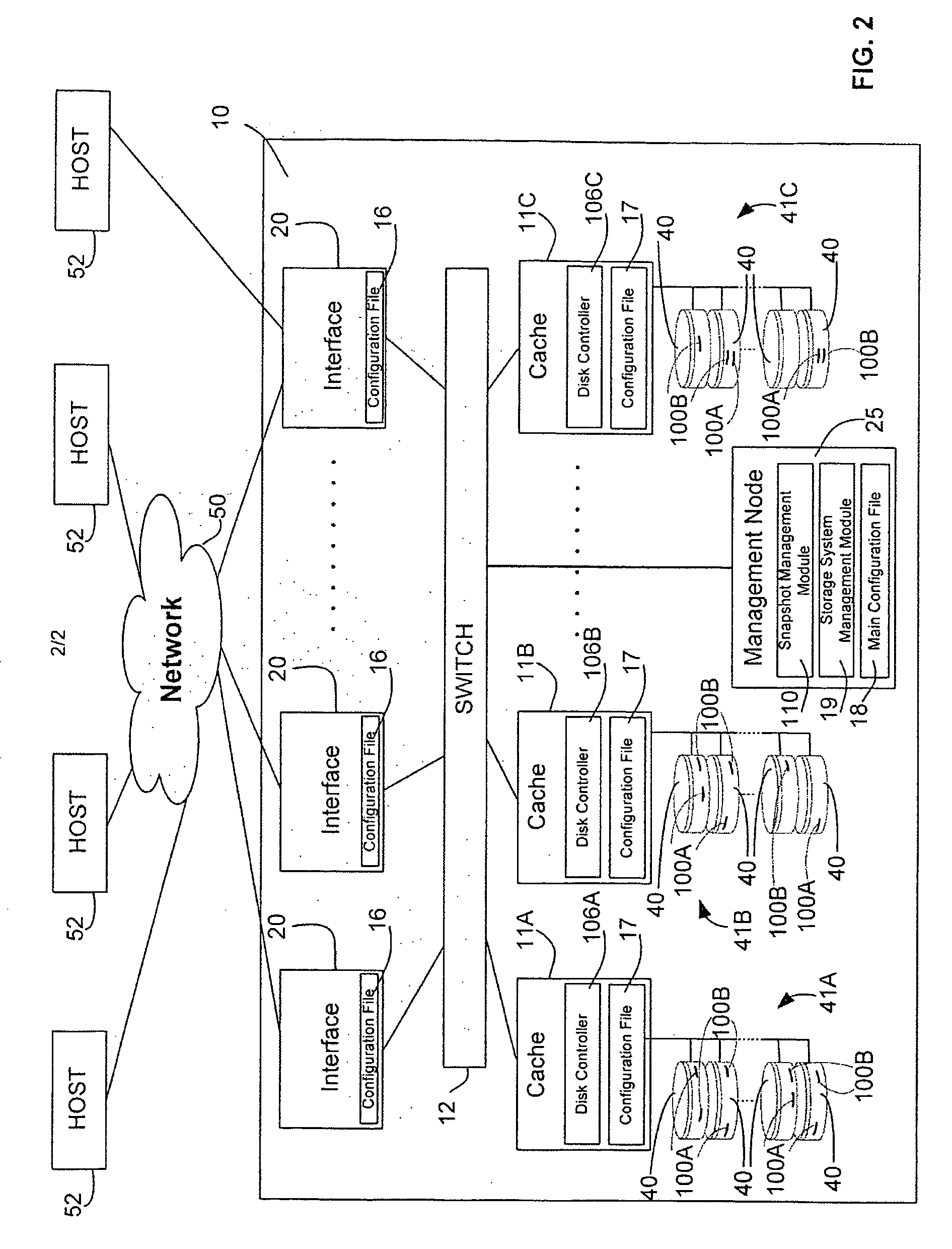 Method, an apparatus and a system for managing a snapshot storage pool