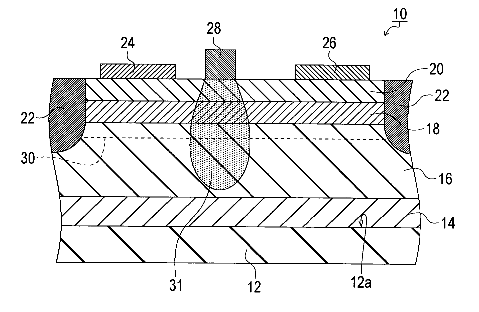 Wafer for semiconductor device fabrication, method of manufacture of same, and field effect transistor