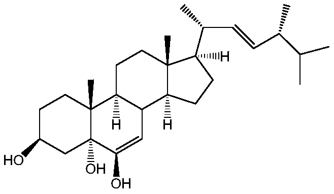 Application of peroxyergoterol in agaricus gennadii in CDC25 phosphoprotease