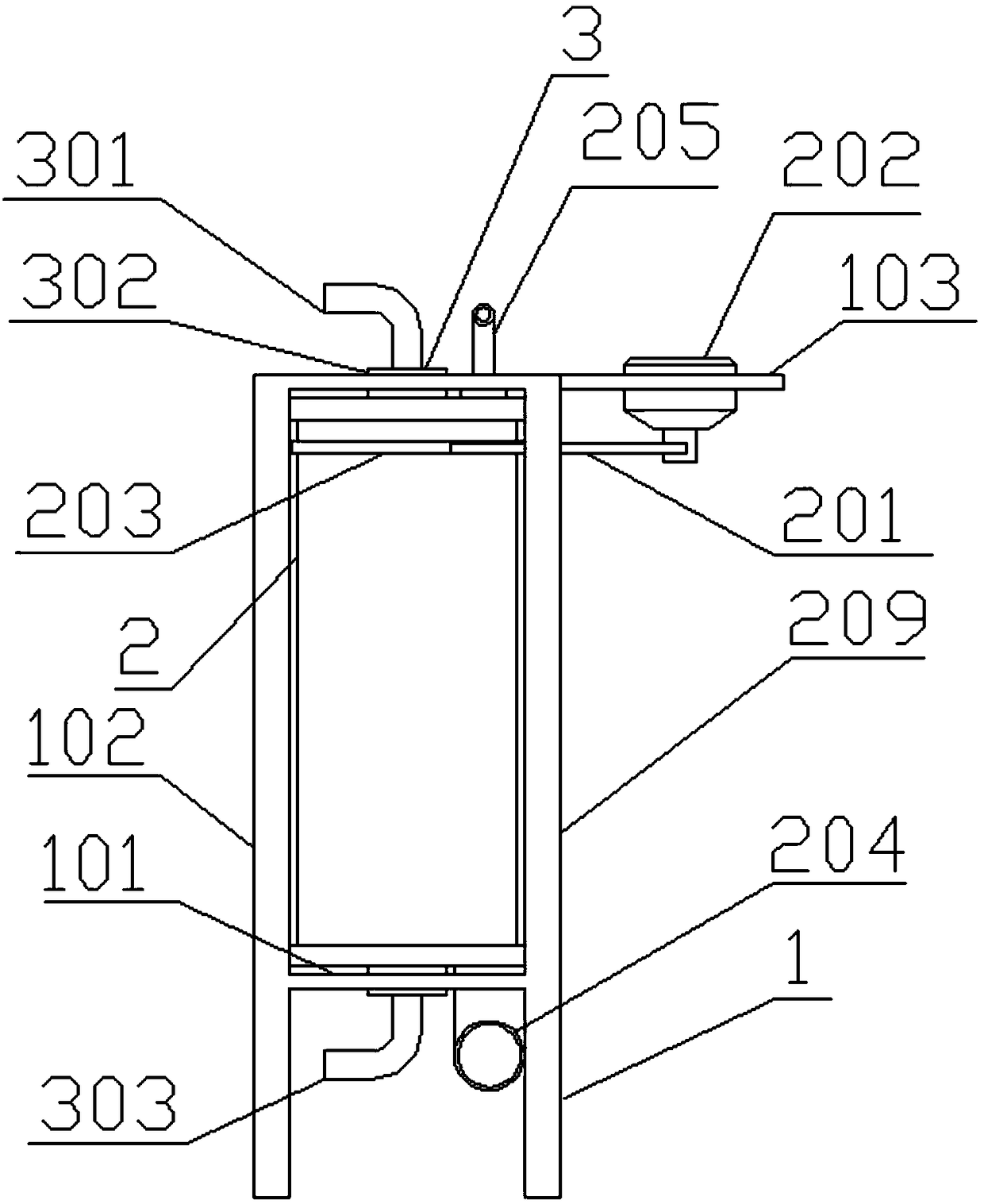 Sludge drying device