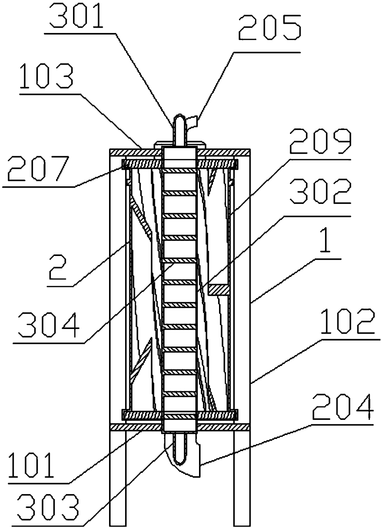 Sludge drying device