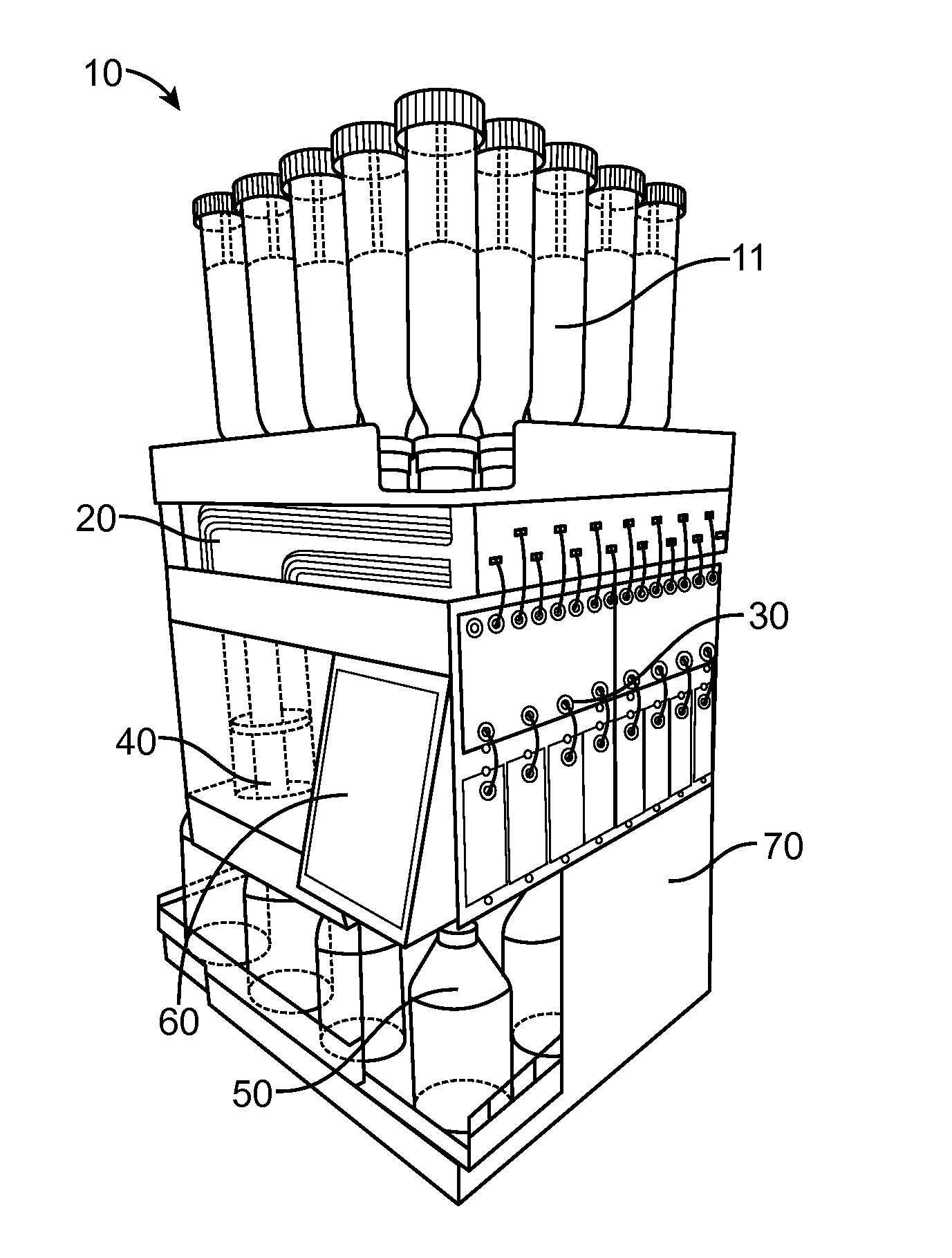 Automated solution dispenser
