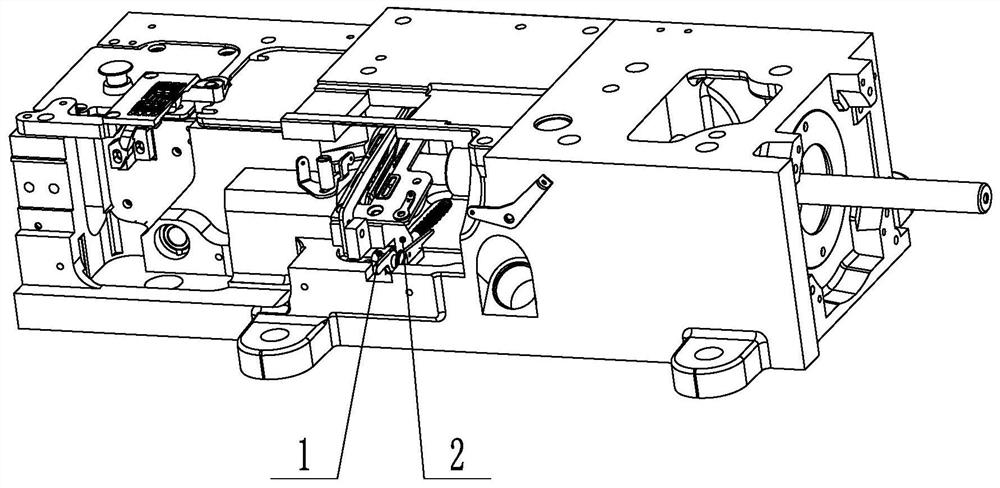 Bottom thread frame structure and sewing machine