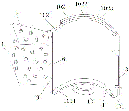 Foot-operated LED (Light Emitting Diode) illuminating device