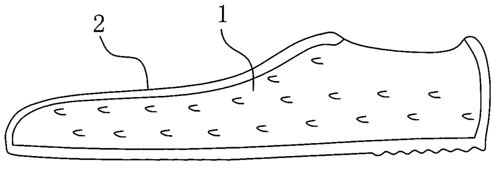 Environment-friendly inner sleeve of shoe and manufacturing method for environment-friendly inner sleeve