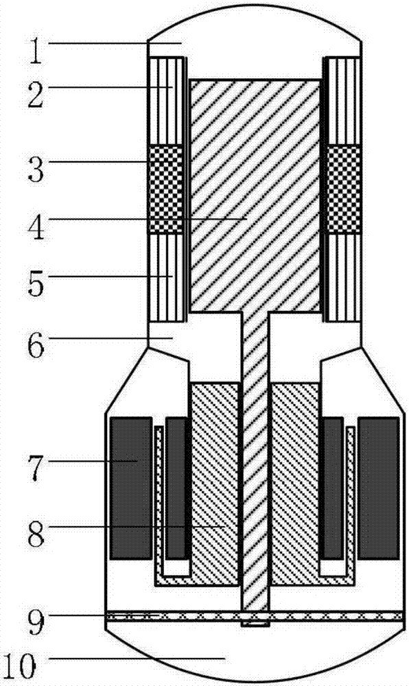 A free piston Stirling heat engine