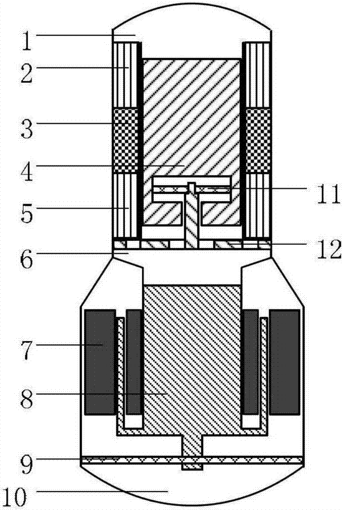 A free piston Stirling heat engine