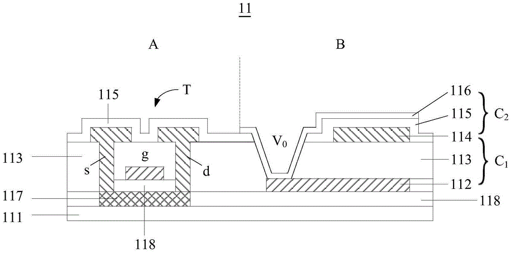 Liquid crystal display panel and array substrate thereof