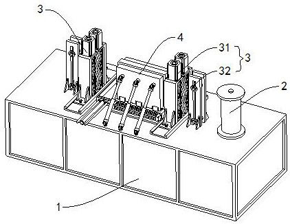 Auto part punching forming device