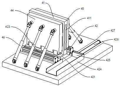 Auto part punching forming device