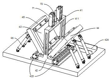 Auto part punching forming device