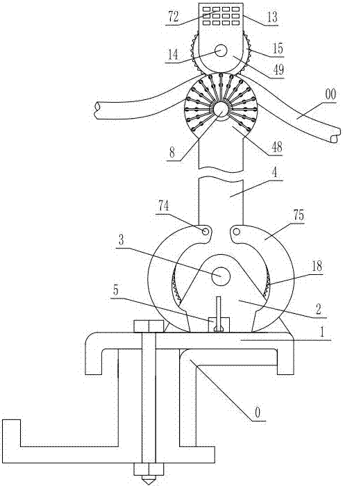 One-person-operable power line paving device