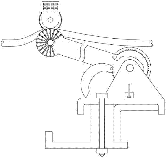 One-person-operable power line paving device