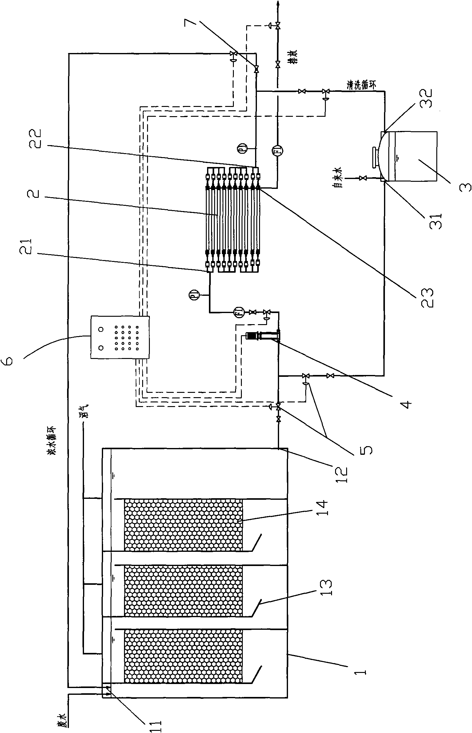 Novel membrane coupled anaerobic bioreactor and method of treating wastewater thereof