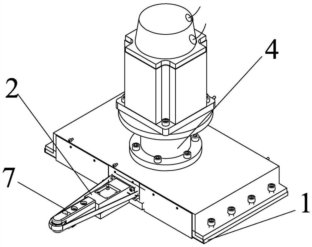 A controllable pressure cantilever wheel belt polishing device and polishing method