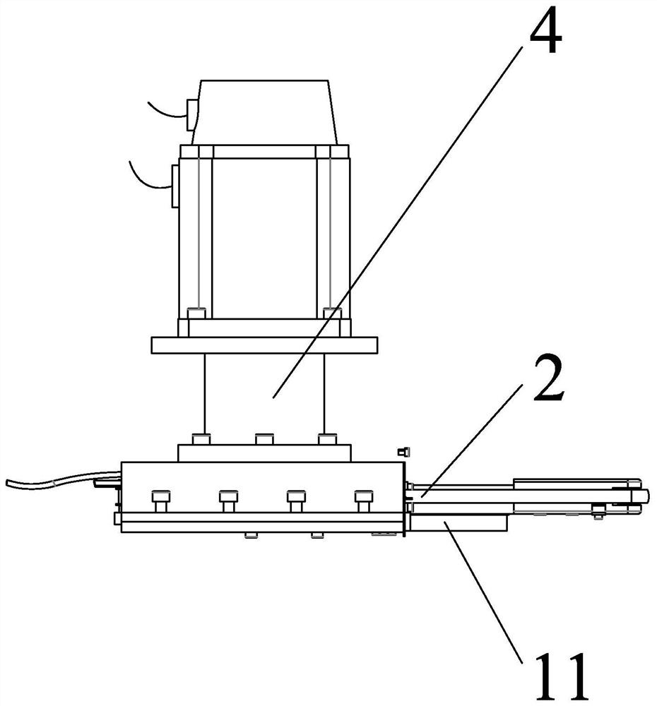 A controllable pressure cantilever wheel belt polishing device and polishing method