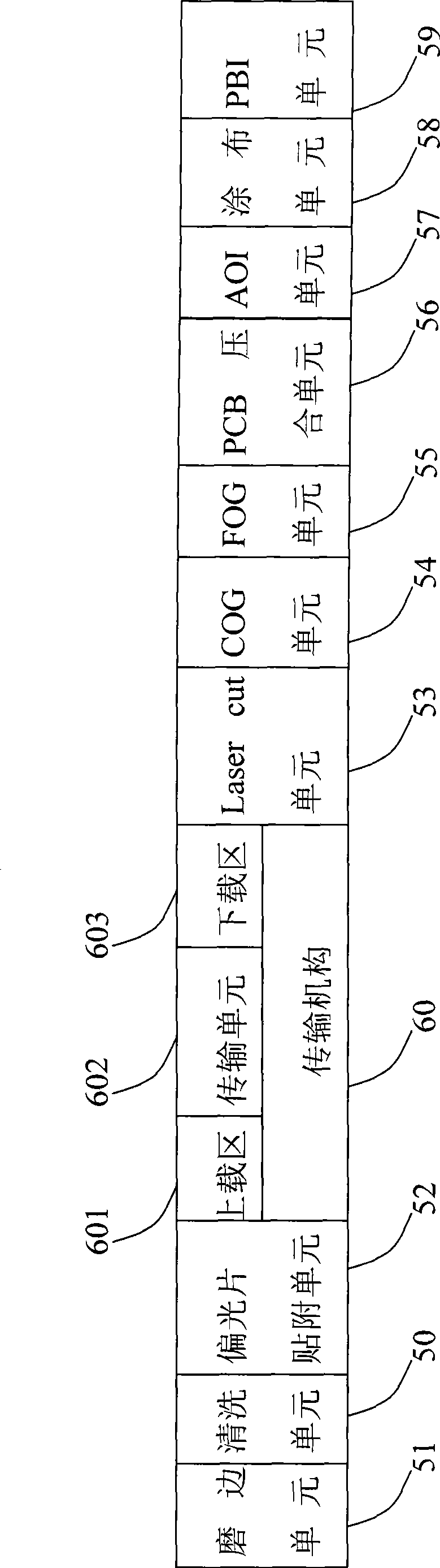 Connecting line production equipment and method for LCD device