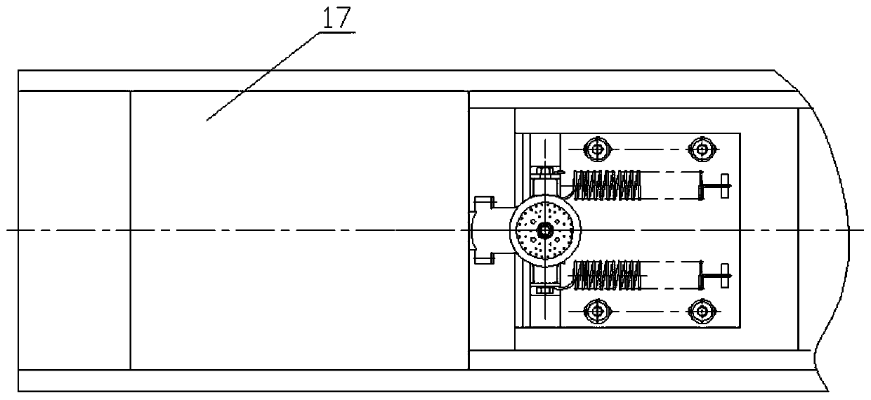 Rapid fall-off device for rocket launching electrical connector