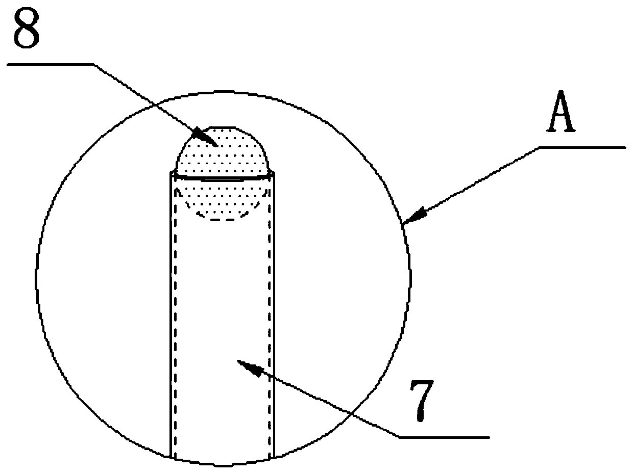 Auxiliary treatment device for applying medicine used for treating bromhidrosis