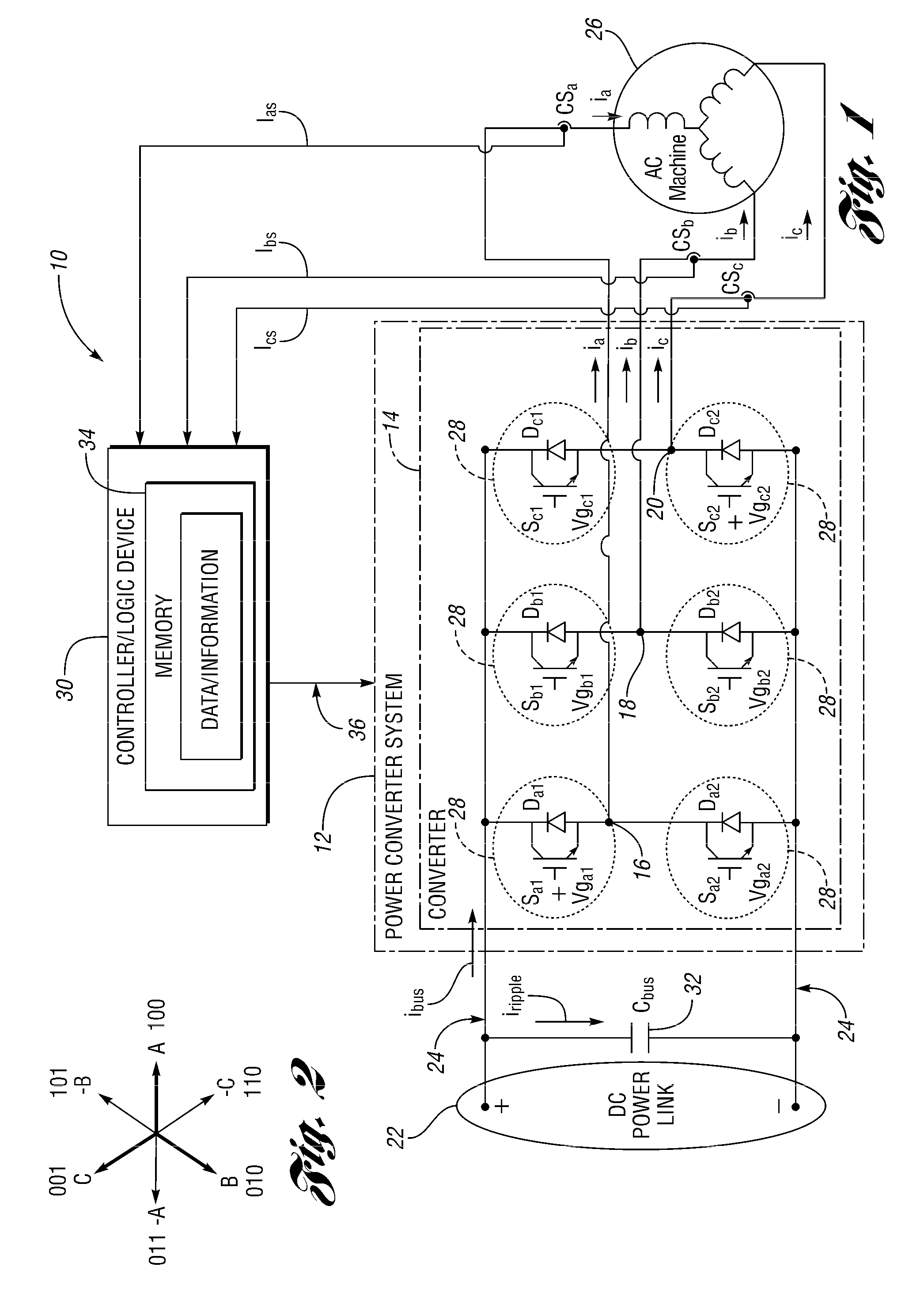 Method And System For Controlling A Power Converter System Connected To A DC-BUS Capacitor