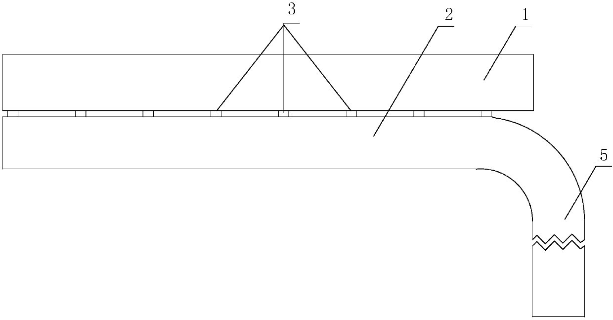 Flow-adaptive drainage ditch