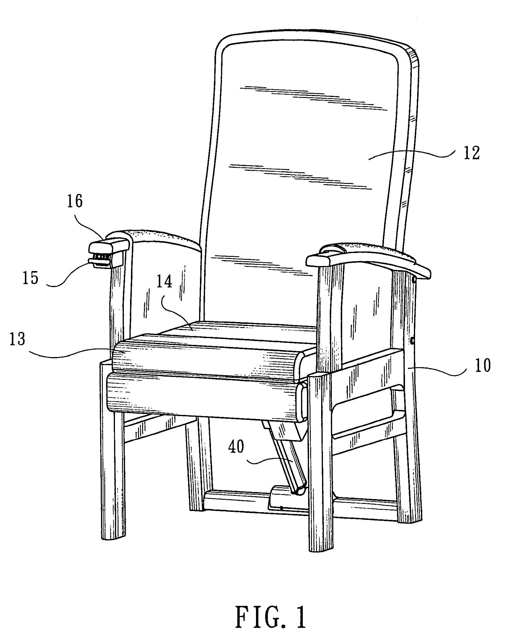 Seat elevating mechanism for chair