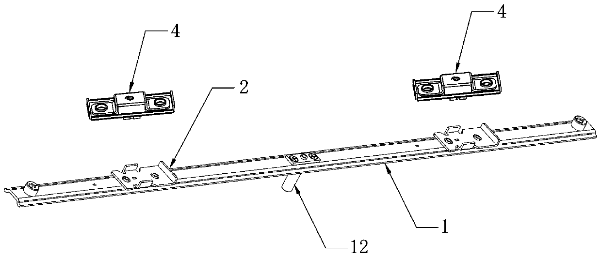 Driving rod locking device