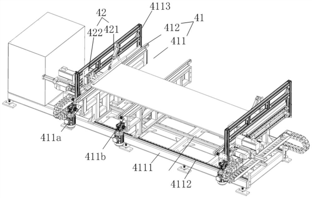 Processing system used for plate drilling