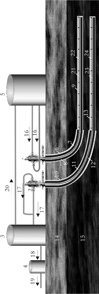 Propane-injecting shallow heavy oil reservoir exploitation method