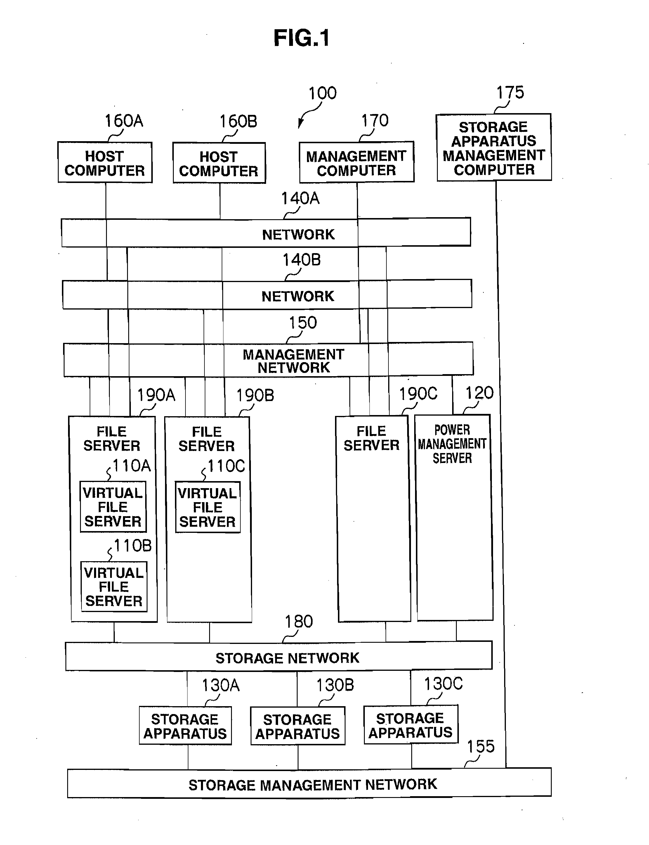Storage system and power consumption reduction method for the same
