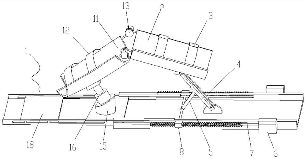 Hip and knee bending angle adjusting device and method