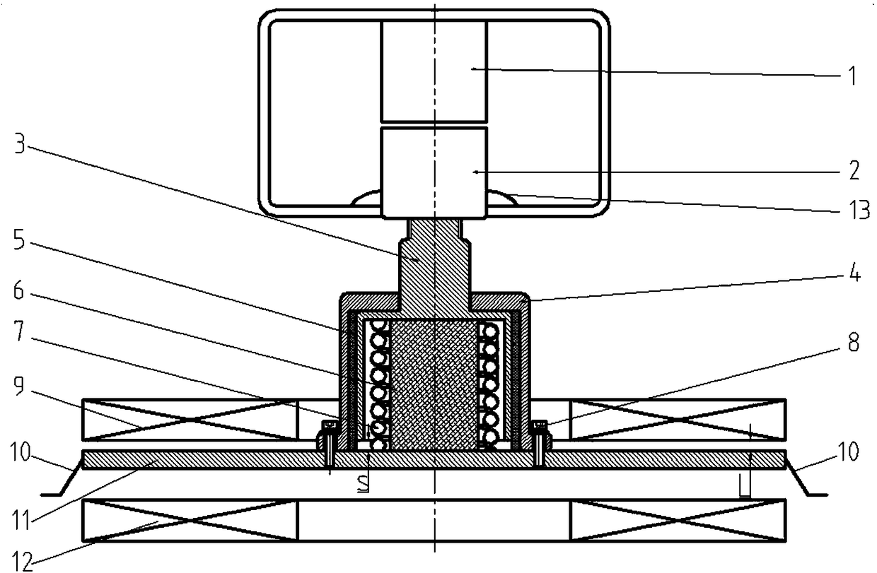 Rapid mechanical switch closing anti-bounce mechanism