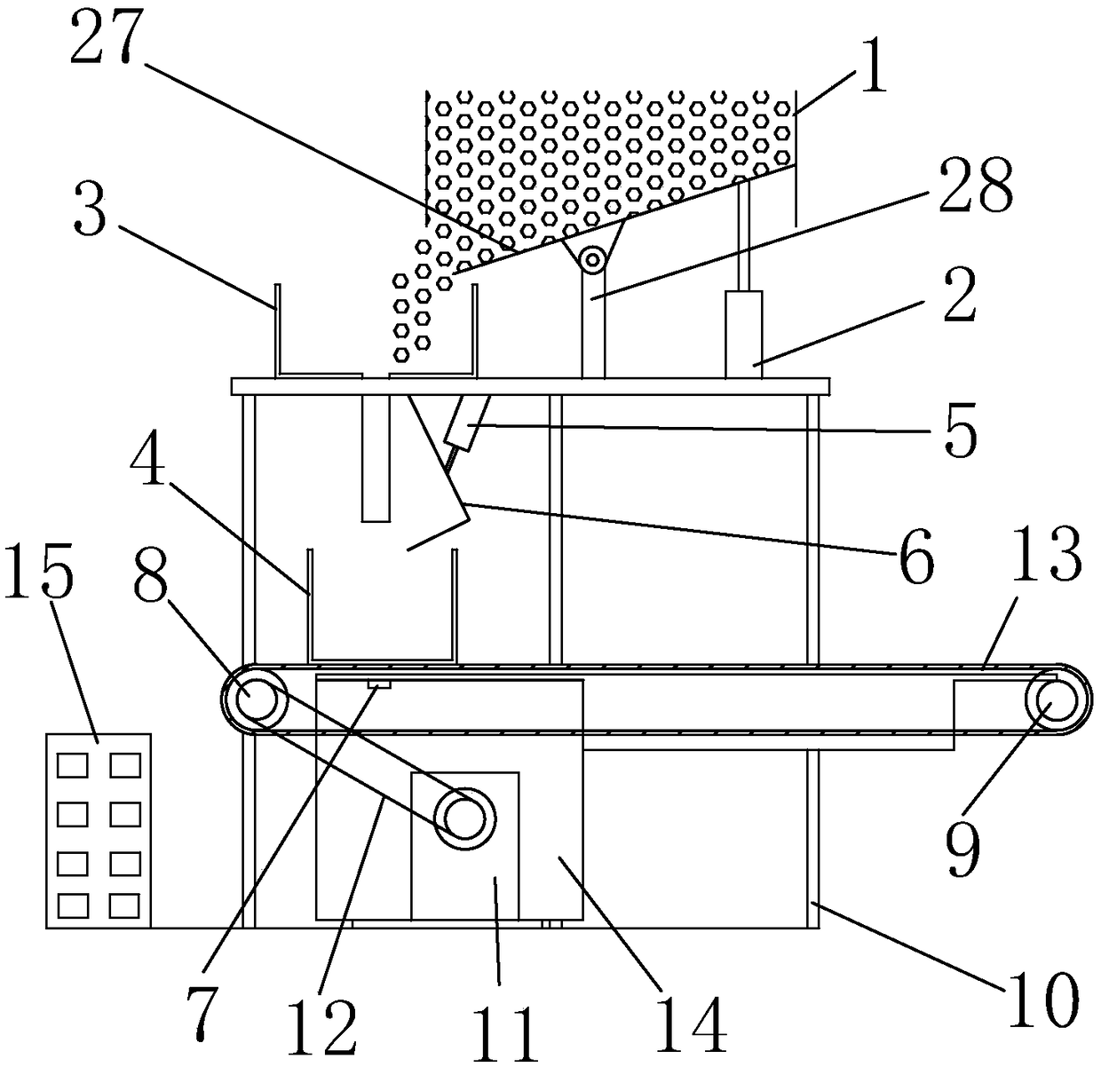 Automatic recovery method for recovering simulated debris flow in certain space