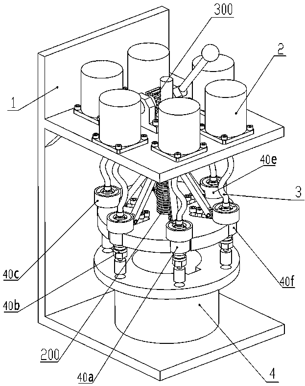 Multi-head polishing machine for annularly uniformly distributed circular holes