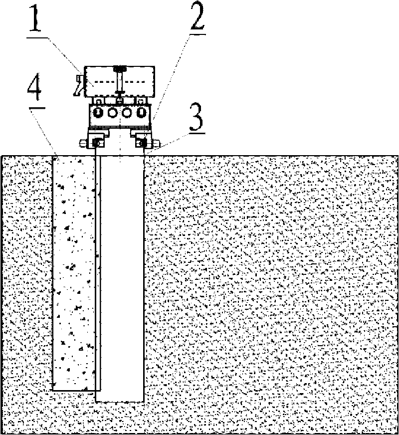 Construction method of conjoined mortar piling wall