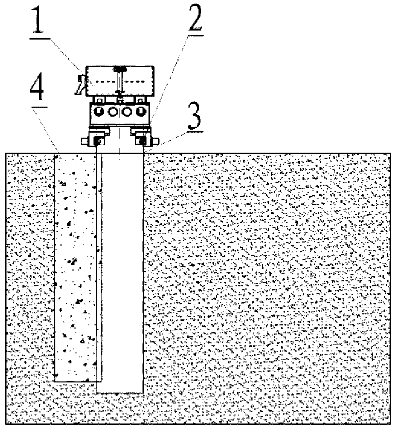 Construction method of conjoined mortar piling wall