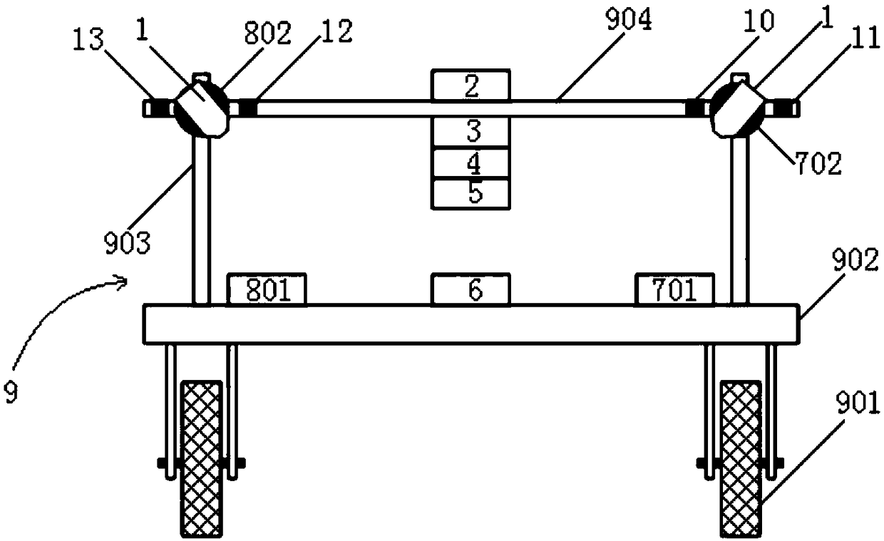 A three-dimensional positioning device and positioning method for underground cables based on scanning intersection