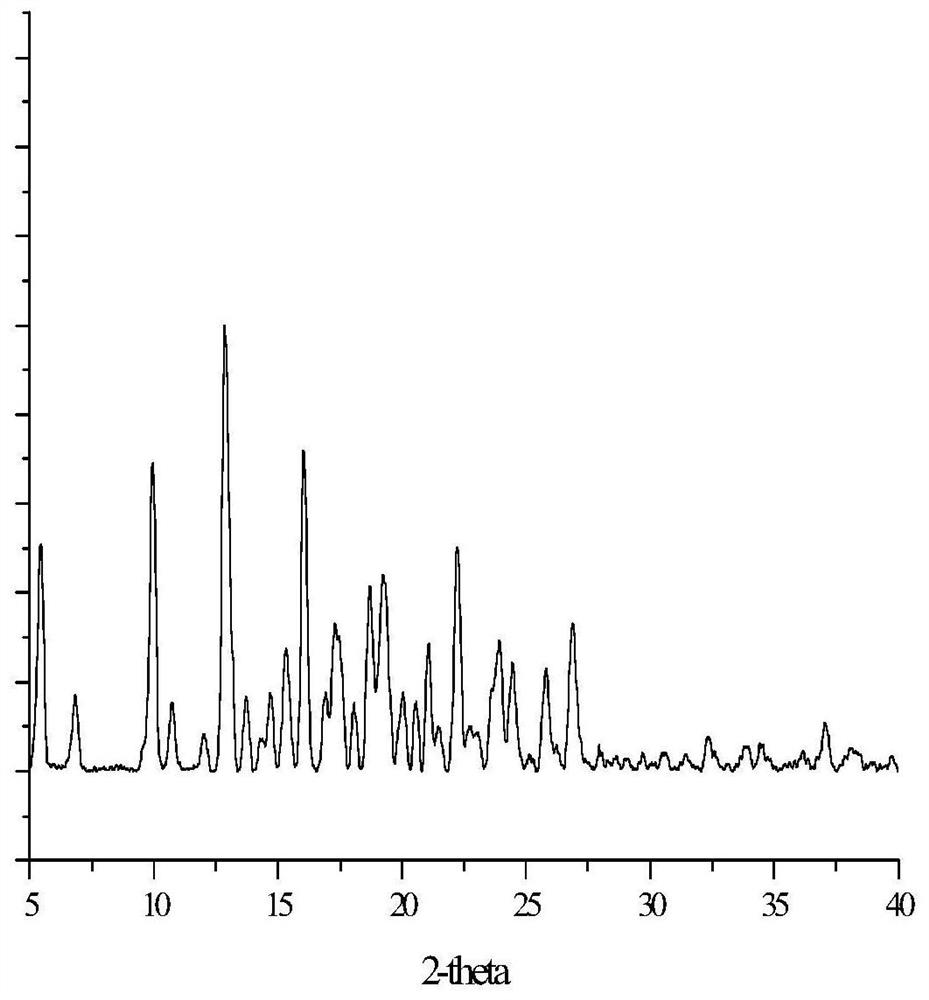 A crystal form x of rebaudioside e, its preparation method and use