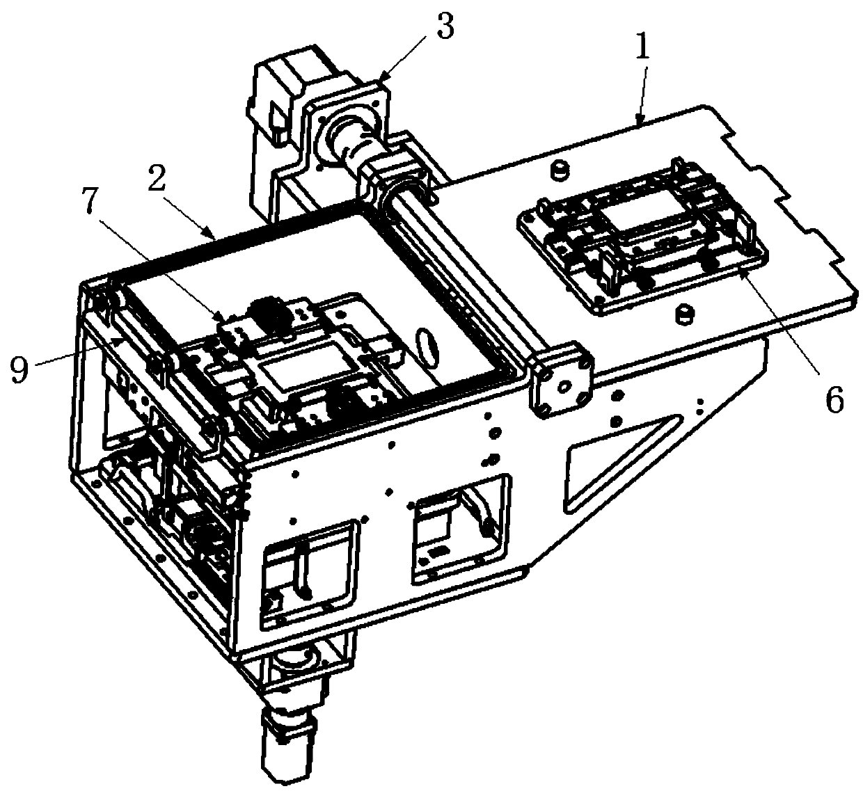 Vacuum laminating device