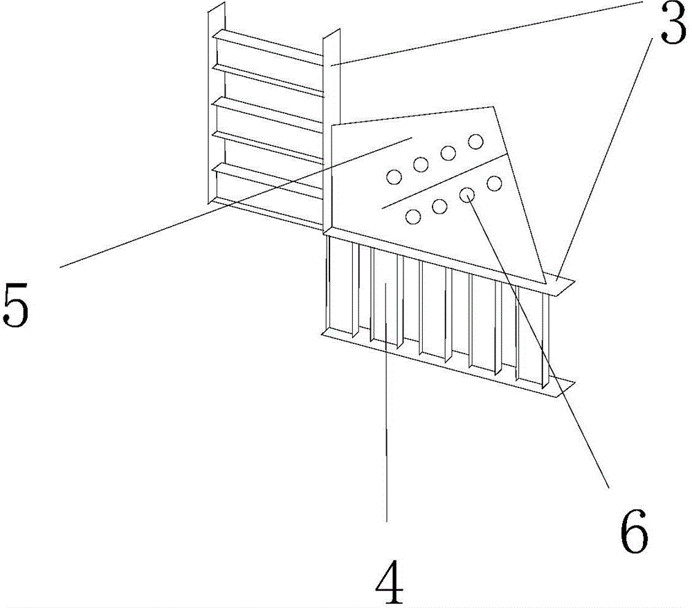 Joint for connecting buckling-restrained brace, concrete beam and concrete column