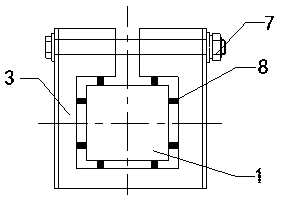 Bus duct right-angle conversion structure