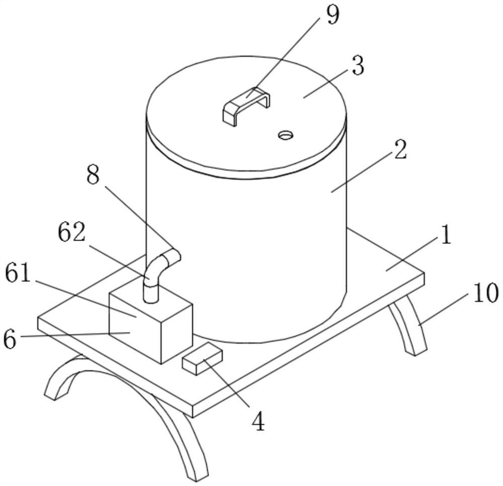 Sterilization device for production of urine collection bags