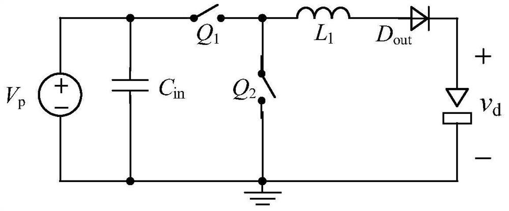 Non-blocking electric spark pulse power supply and its processing and gap discharge state identification method