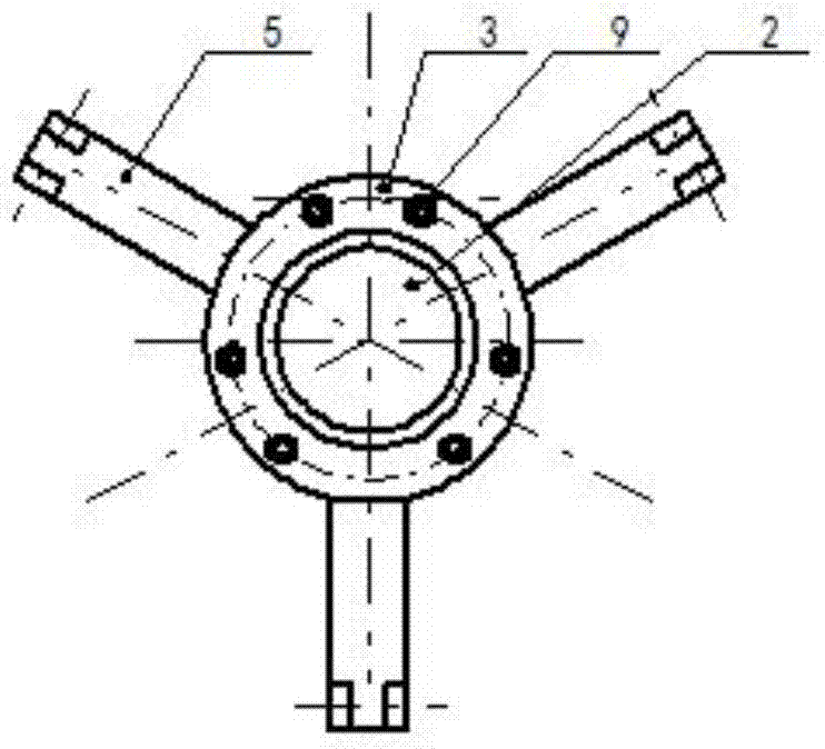 Three-branch bi-directional hydraulic squeezing and expanding machine