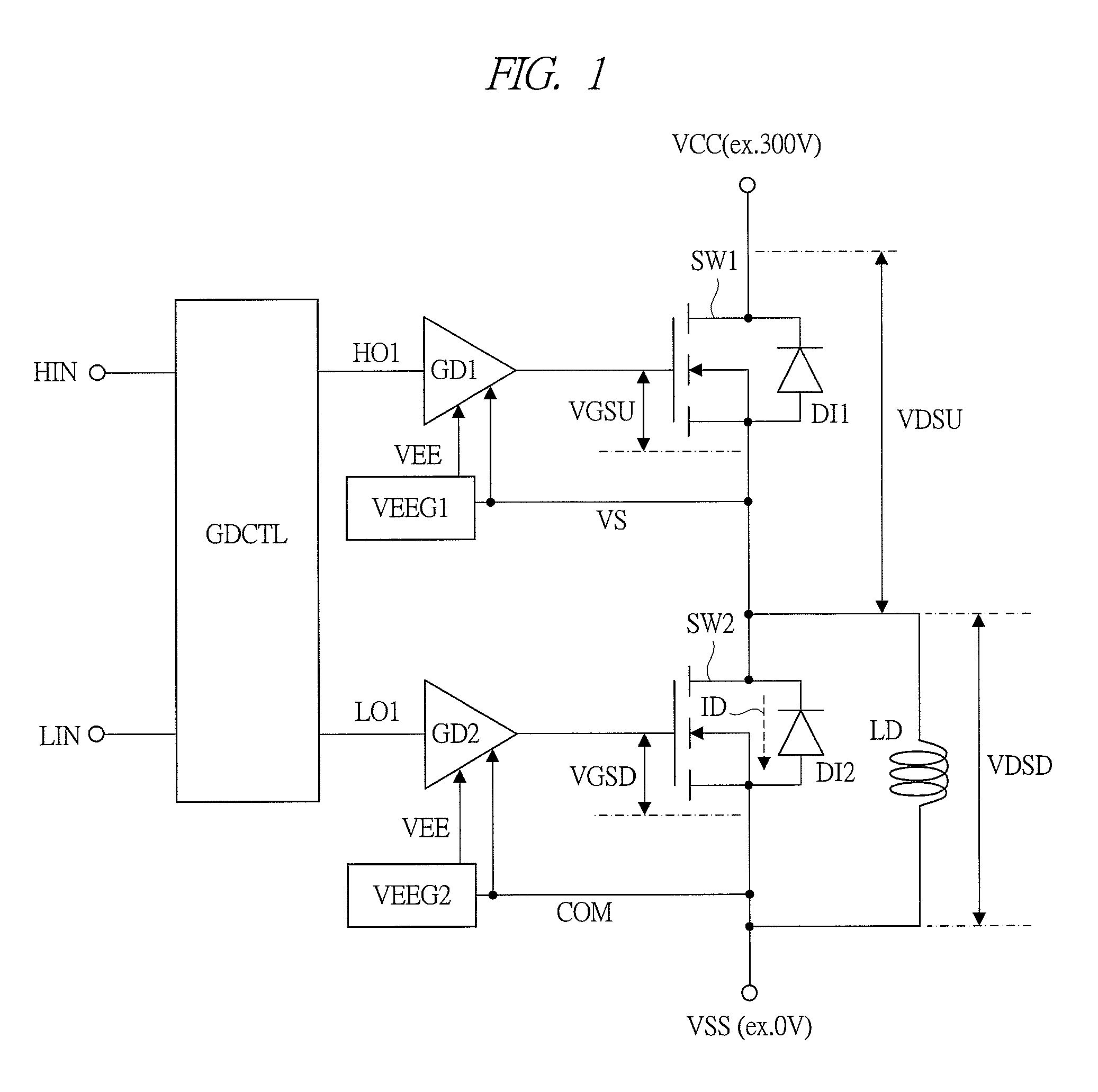 Semiconductor driver circuit and power conversion device