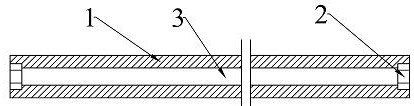 A kind of production process of winding needle, winding type electric core and winding type electric core